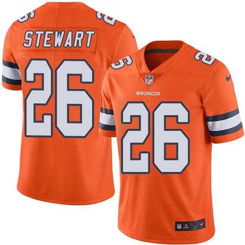 Nike Men & Women & Youth Broncos 26 Darian Stewart Orange Color Rush Limited Jersey,We sell and wholesale Nike Men & Women & Youth Broncos 26 Darian Stewart Orange Color Rush Limited Jersey on line form chian!